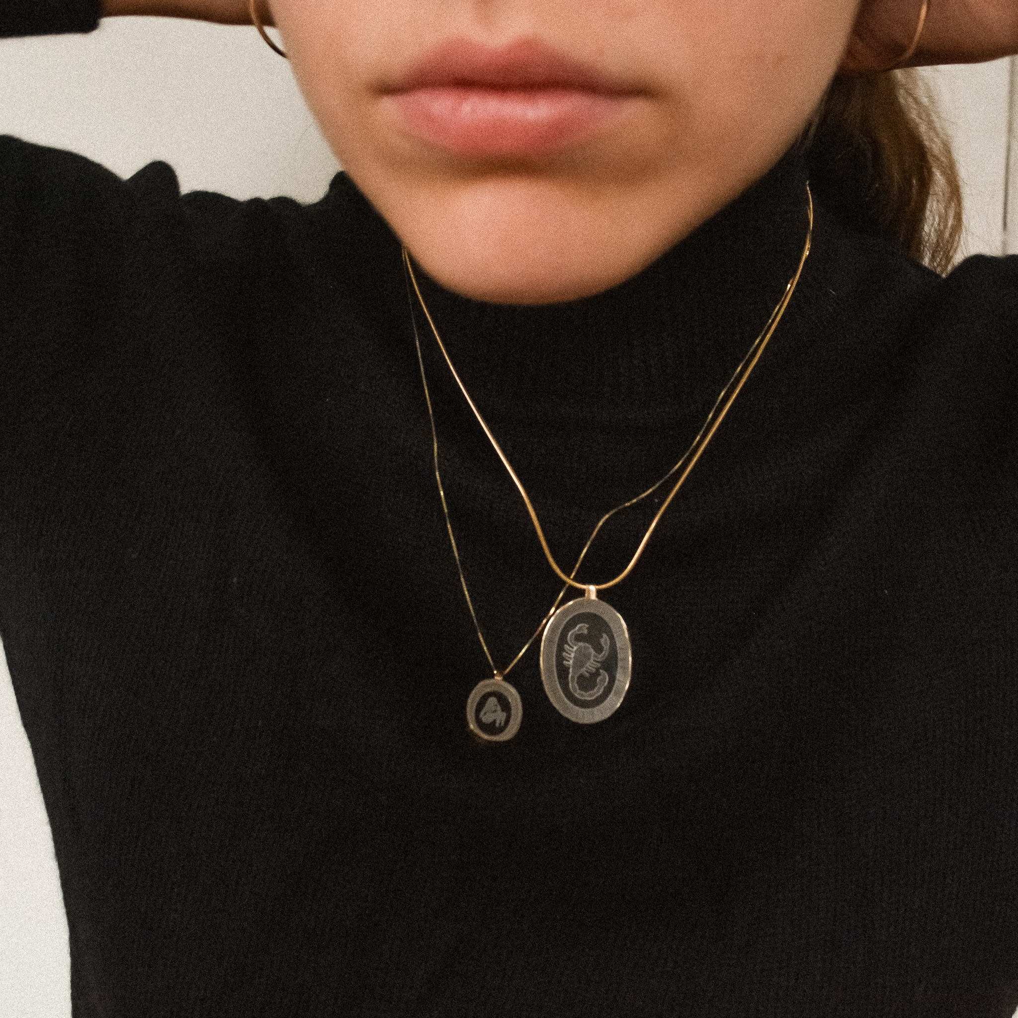 Small Gold Zodiac Pendant — N I E T T 