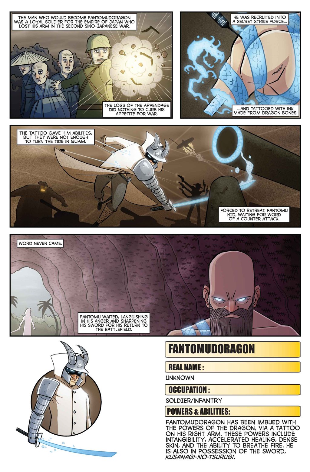 Fantomudoragon Origin Page