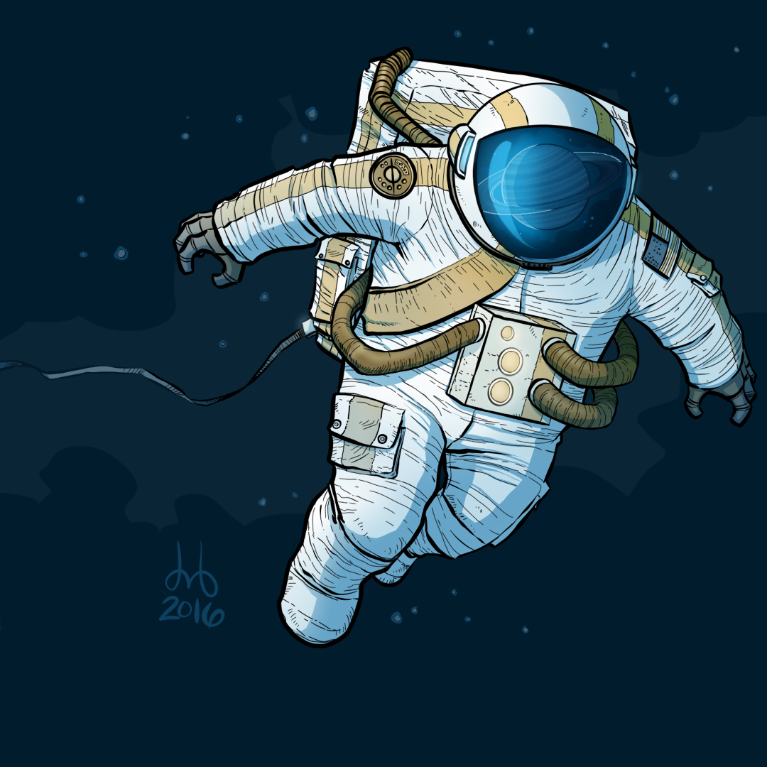 Saturnian Astronaut