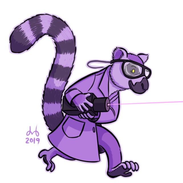 Lavender Lemur Laser Engineer