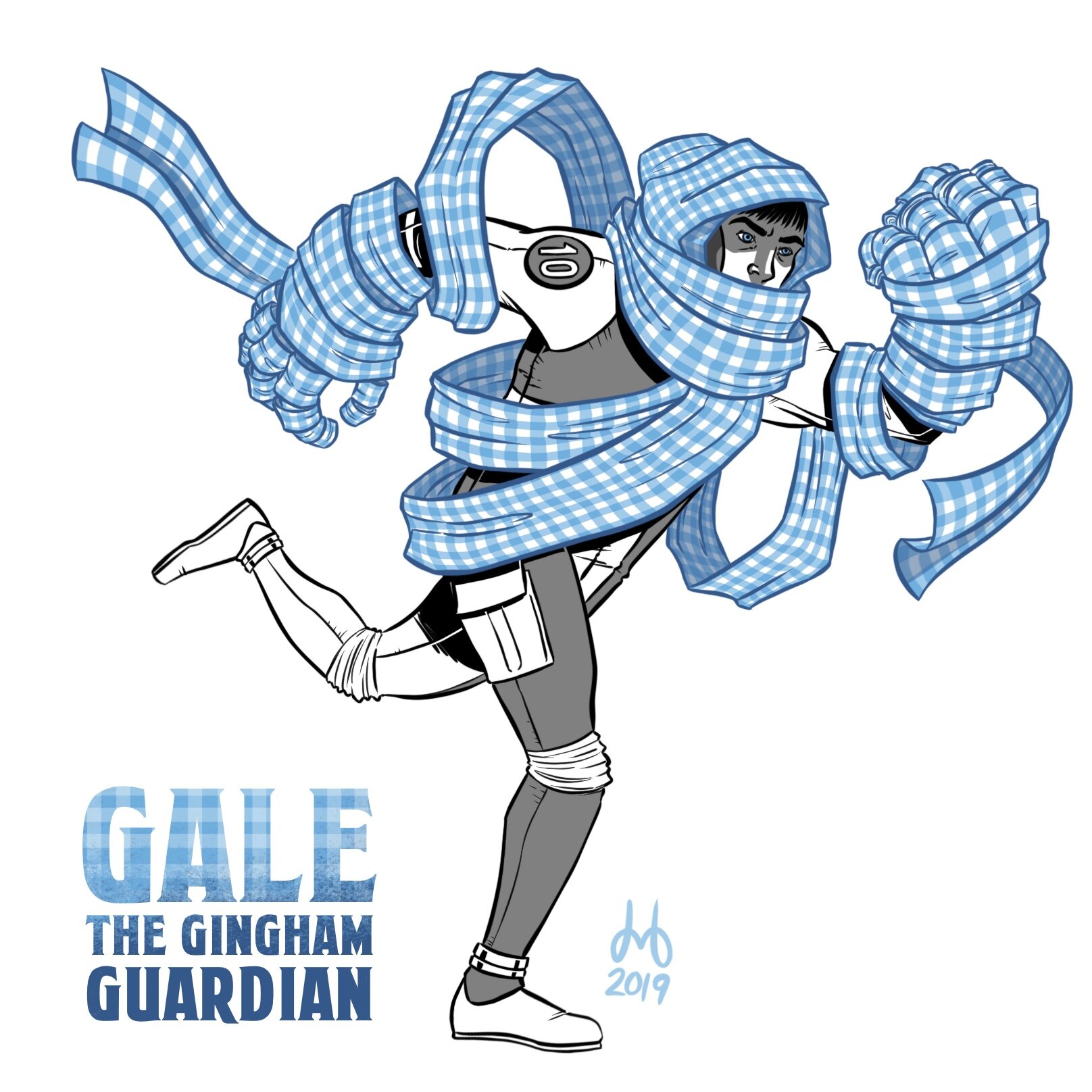 10 Pattern: Gale, the Gingham Guardian