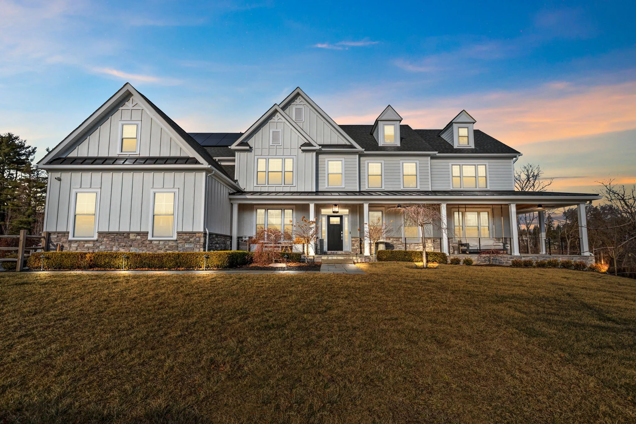 Our Blue Bell addition is a prime example of blending the new with the existing. With thoughtful design we elevated the curb appeal and the functionality of the home to meet our client's current lifestyle.

Swipe to see the before + after transformat