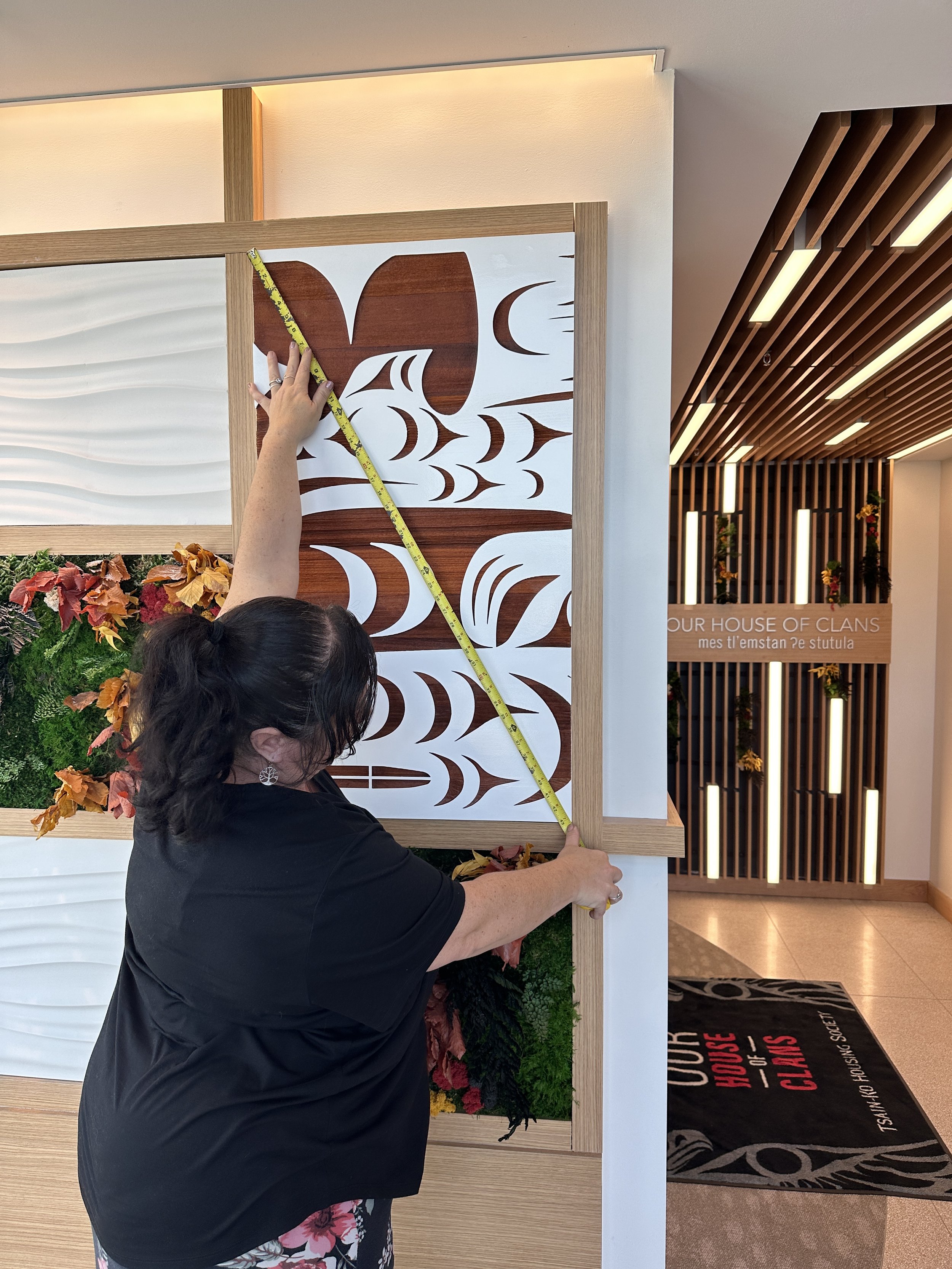  This is me, doing a deficiency review after the install was complete. 