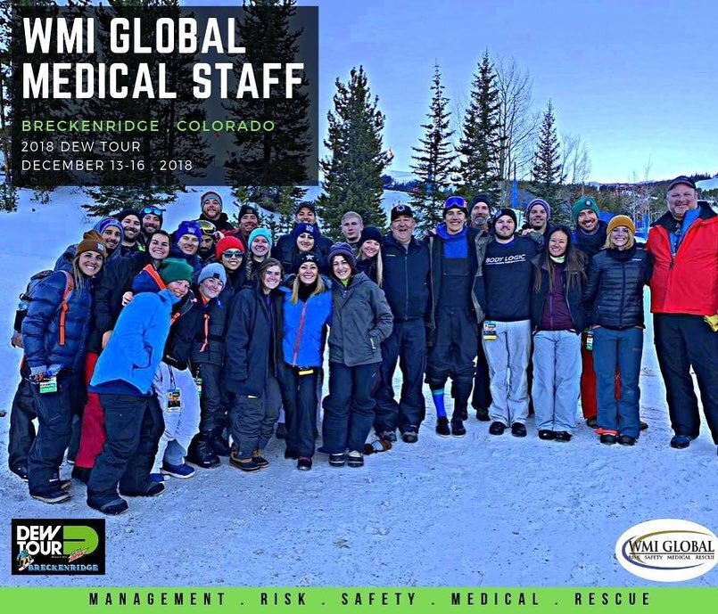 Spent a whole week with these epic humans in Breck. It is always a pleasure to work with familiar faces, meet a few new ones, and turn into a family by the end of the event. We melted together from all disciplines to provide the BEST care for some of