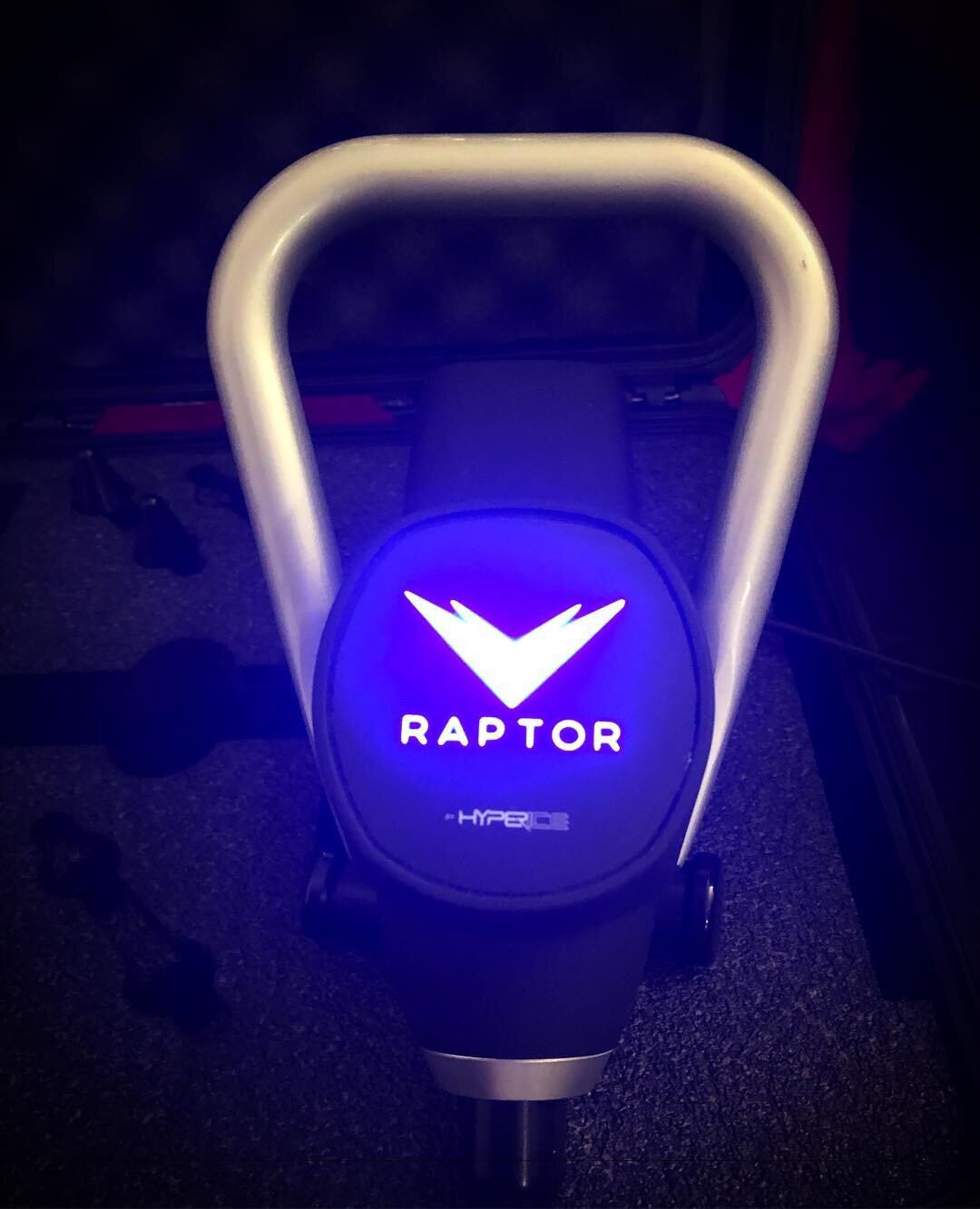 You&rsquo;ve seen the HAMMER. Meet its new buddy....the RAPTOR! Thank you so much @hyperice! We are going to put this to good use!😍 #sportsmedicine #chiropractic #kearnymesa #earlychristmas #chiropractor #procare #hyperice #getoutofpain #health #rec