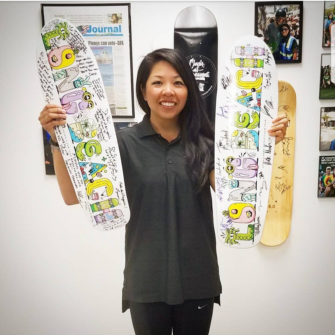 Got fresh signed boards and finished another great weekend with the Dew Tour medical fam. Love you team! 😍 #dewtour2017 #dewtour  #chiropractic #allday #thankful #everyday #skateeverydamnday #proskateboarding #sportsdoctors #sportsmedicine #longbeac