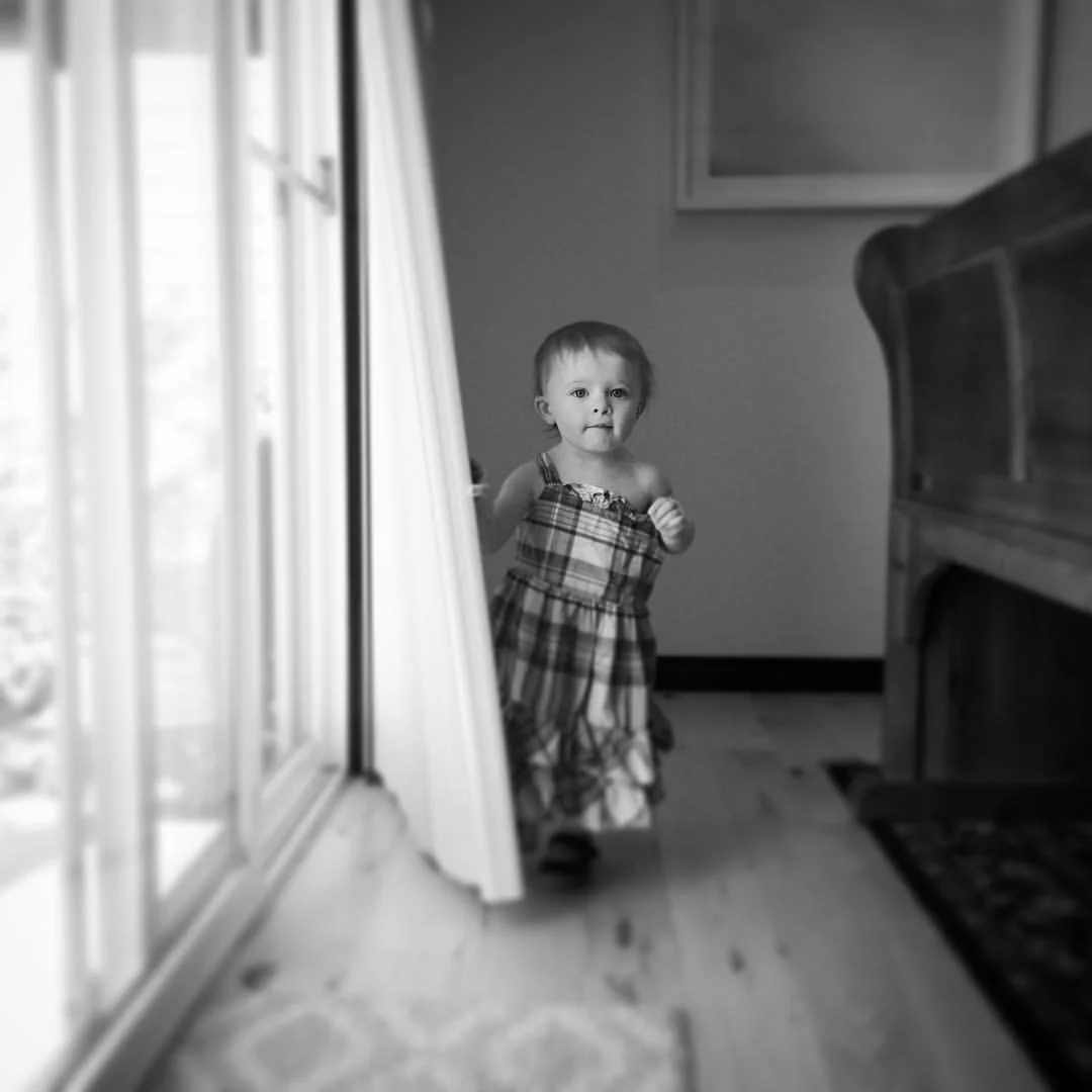   Lucy. Playing in the Kitchen. 7-13-16.  