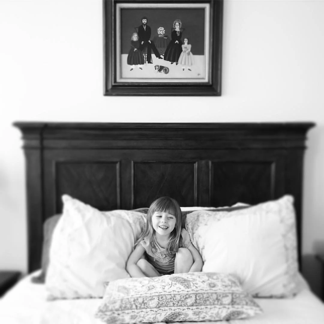   Phoebe. On Our Bed. 7-31-16.  