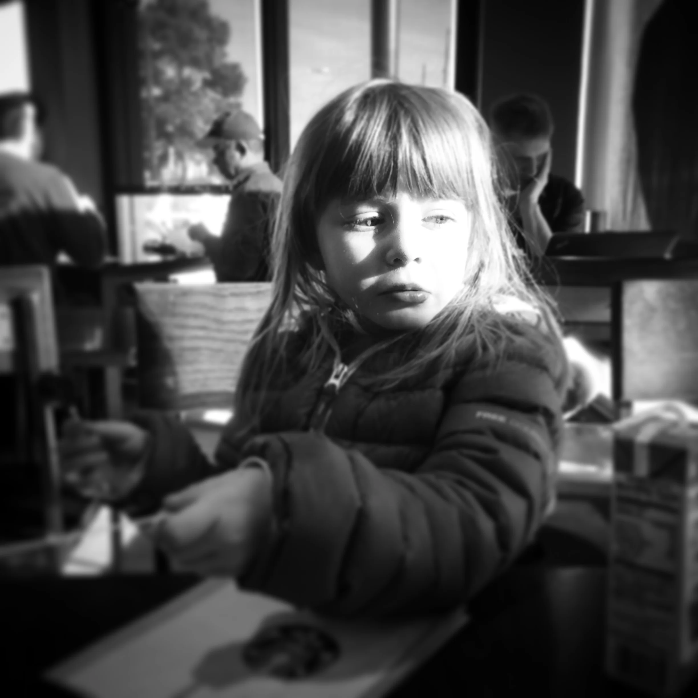   Phoebe. By a Window. 1-10-17.  