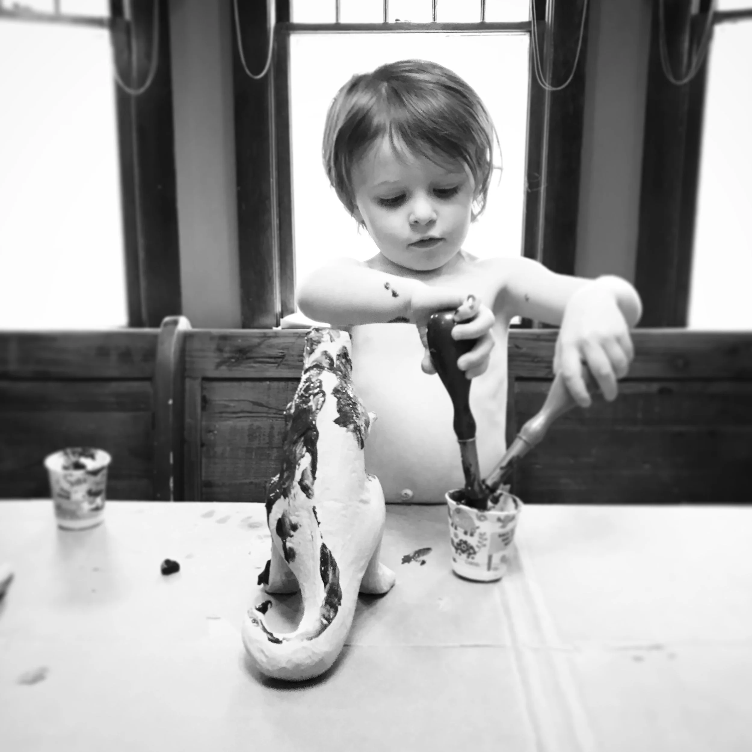   Lucy. Painting. 2-20-18.  