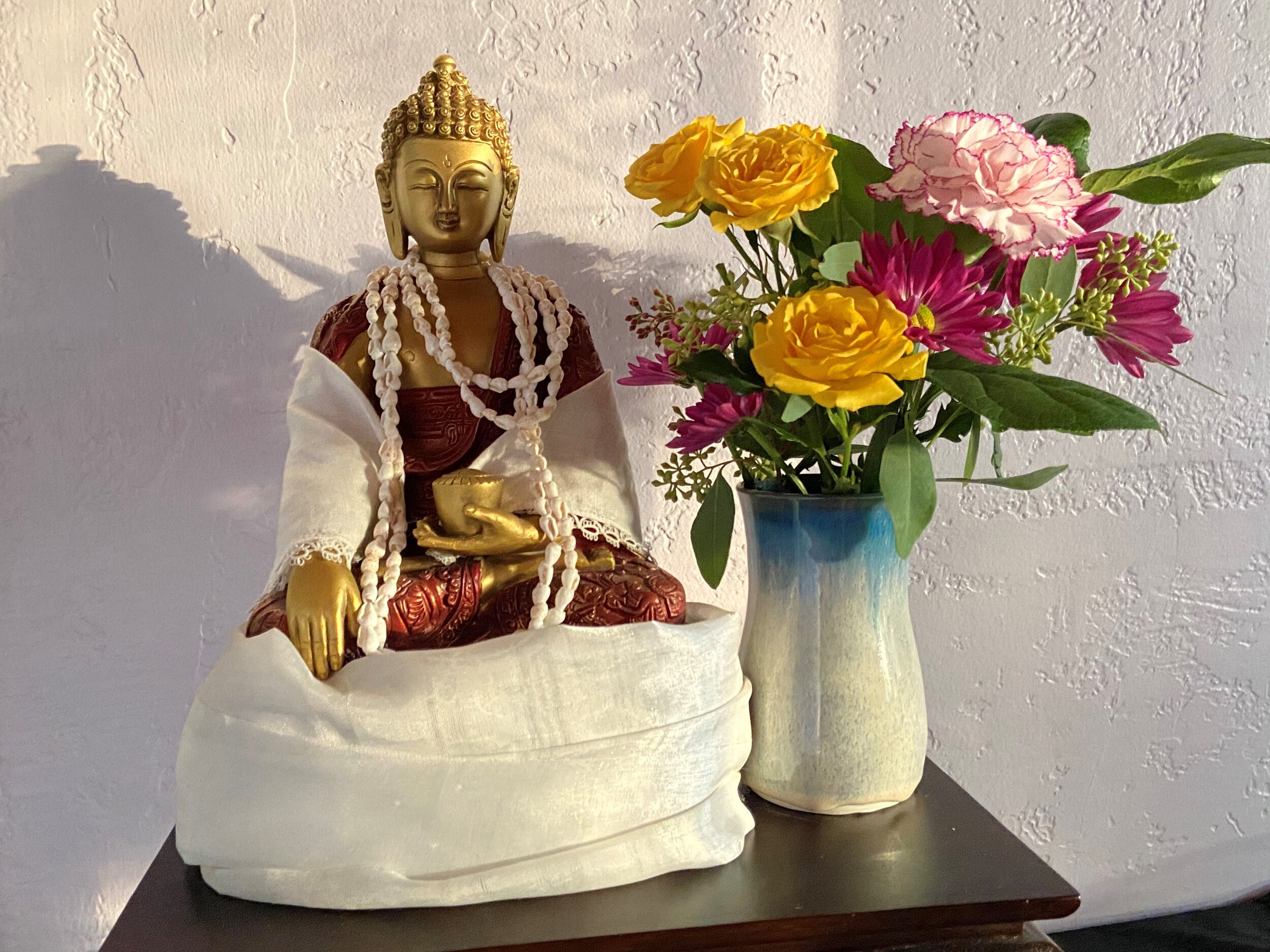 Bud Vase with Golden Buddha.jpg