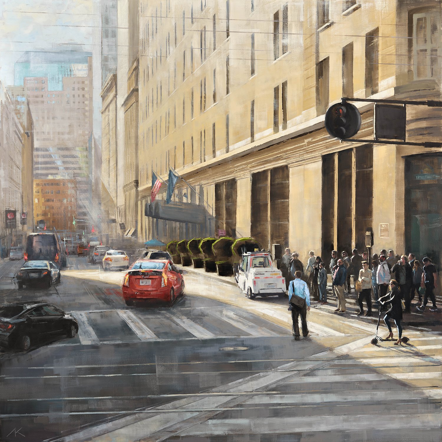 Morning on New Montgomery