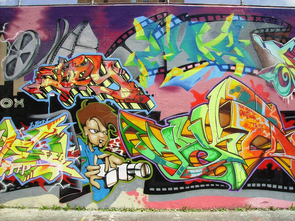Graffiti Hall of Fame East Harlem New York City