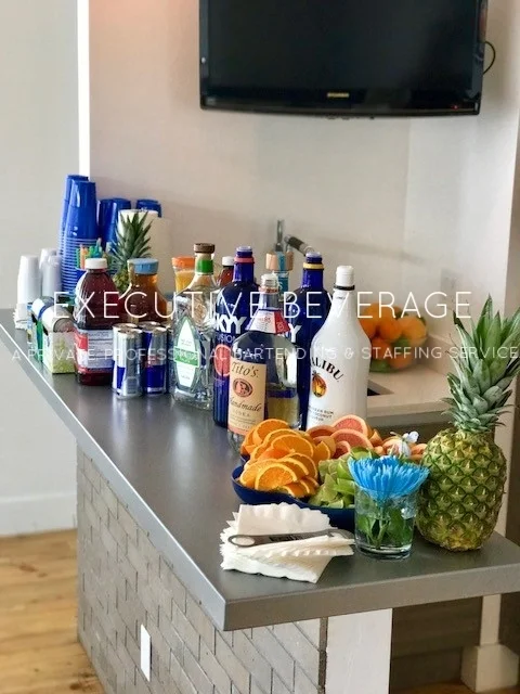 Private beverage catering for a Corperate party