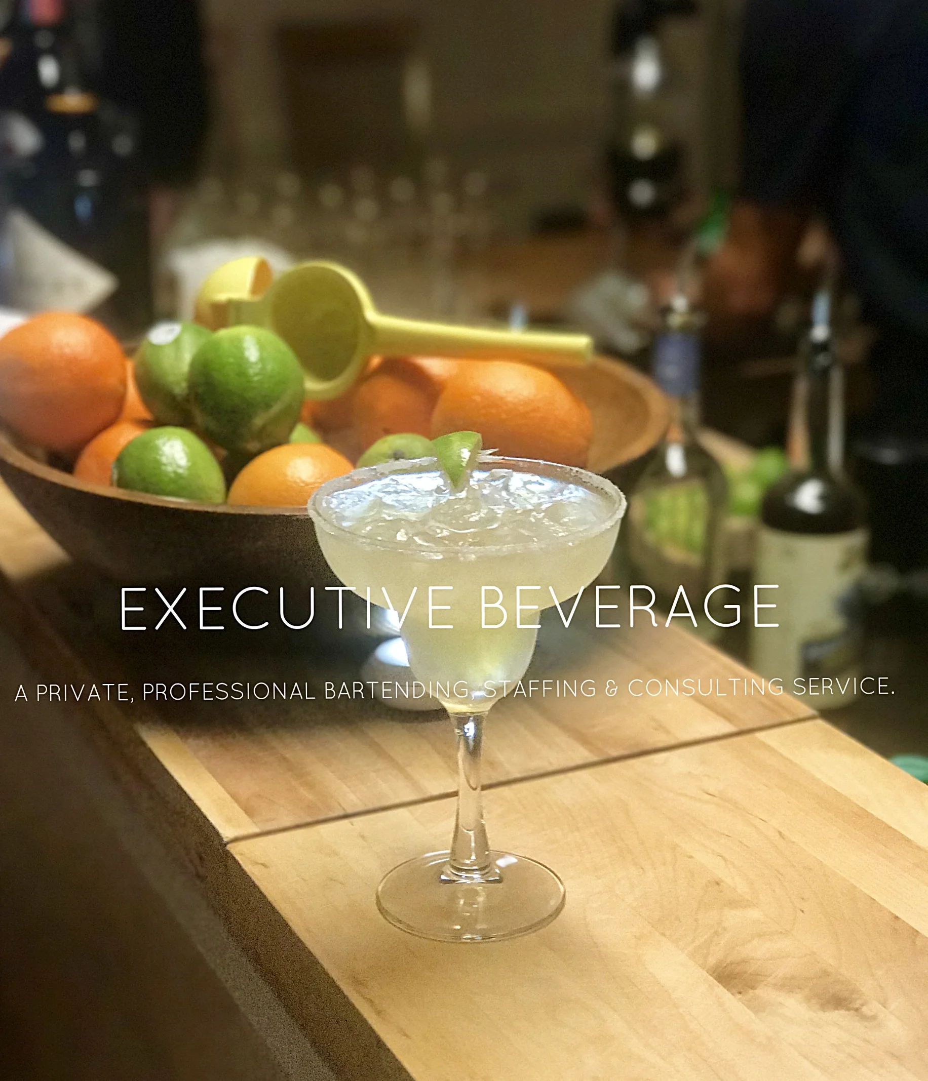 Fresh squeezed margaritas!