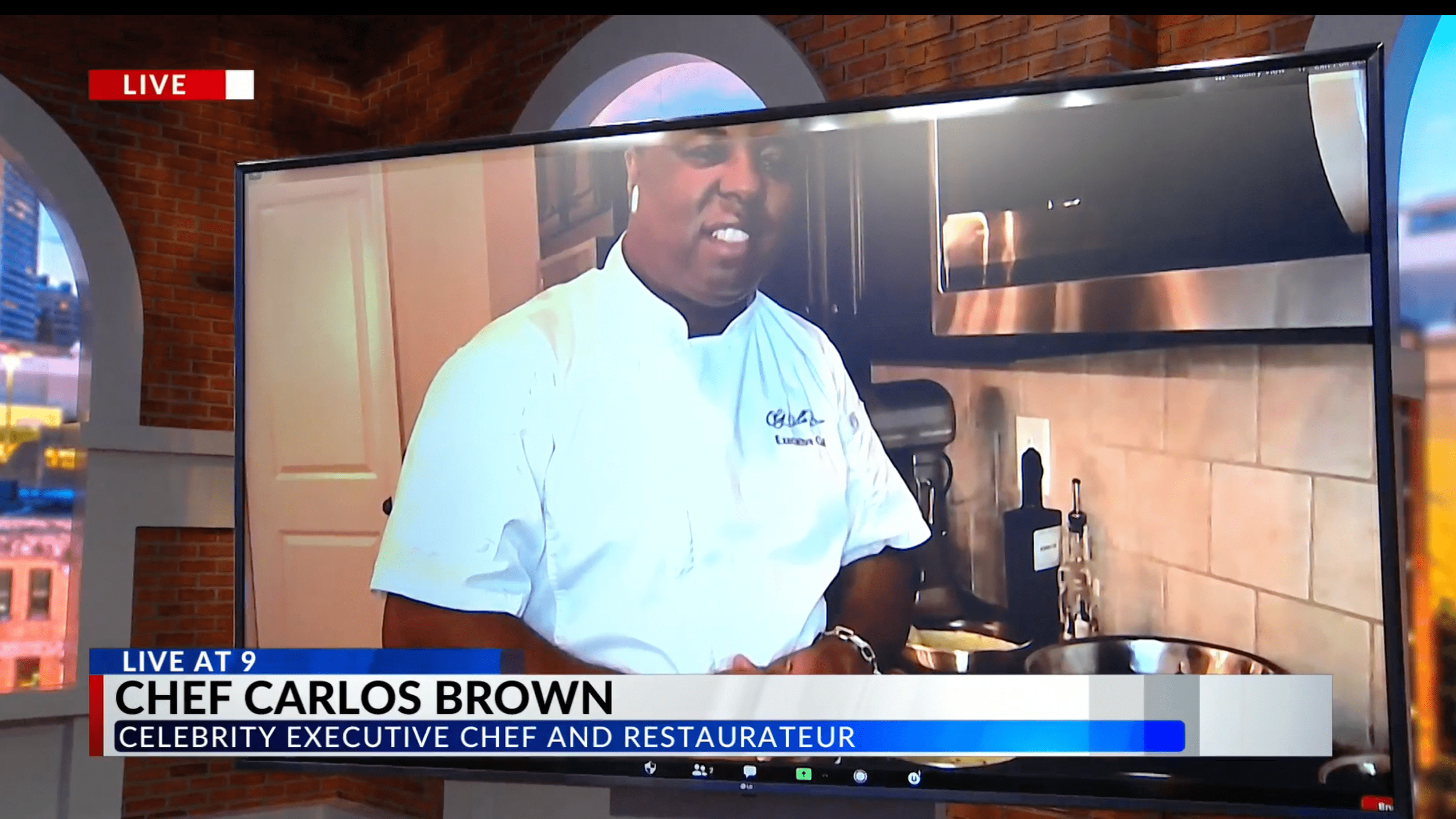 WREG CBS Memphis: Eating clean with Chef Carlos Brown