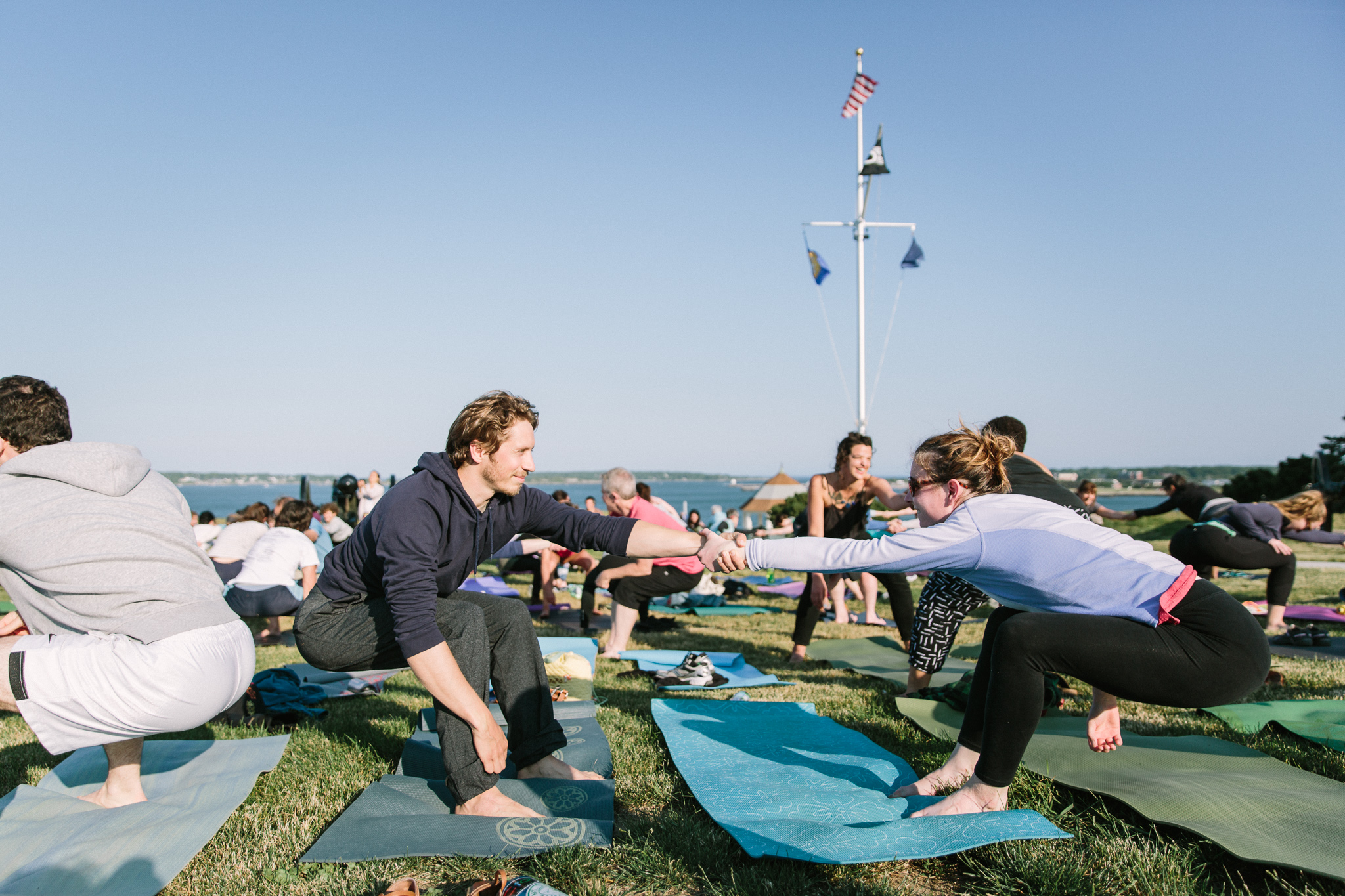 Over 70 people attended the recent Summer Solstice celebration at Fort Allen Park. Photos: Courtney Elizabeth