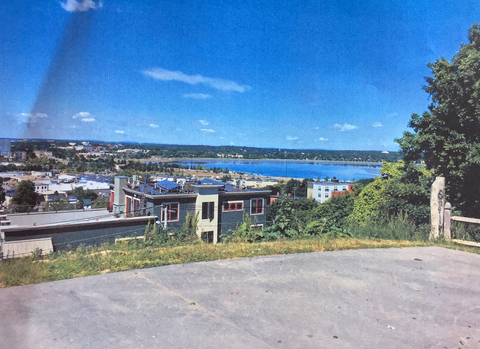 Current view from Ft. Sumner Park viewing deck.