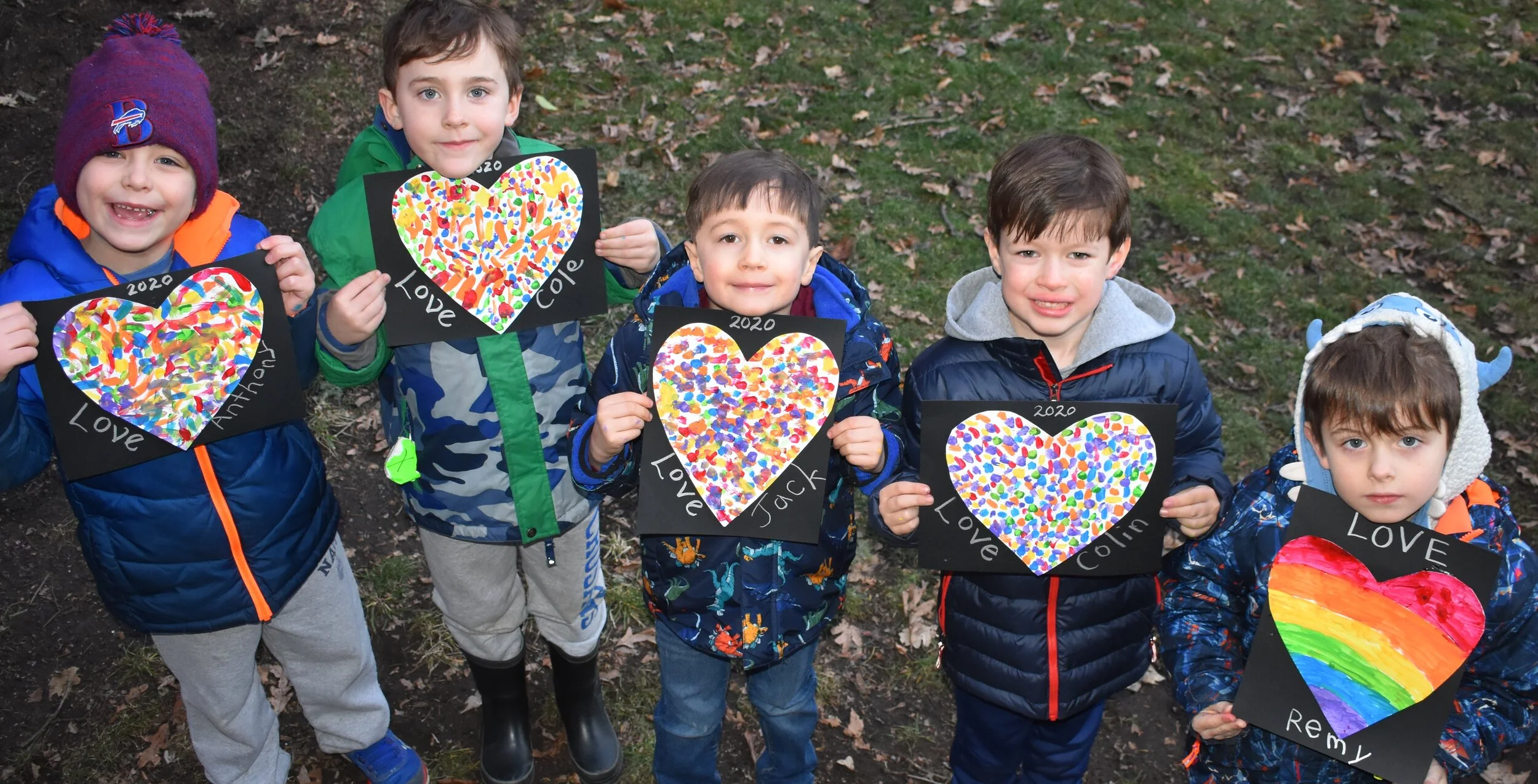 Dashes, Plaids and Rainbow Hearts