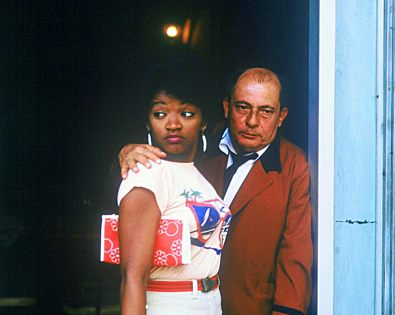 Cuban waiter and girlfriend, Havana, 1990