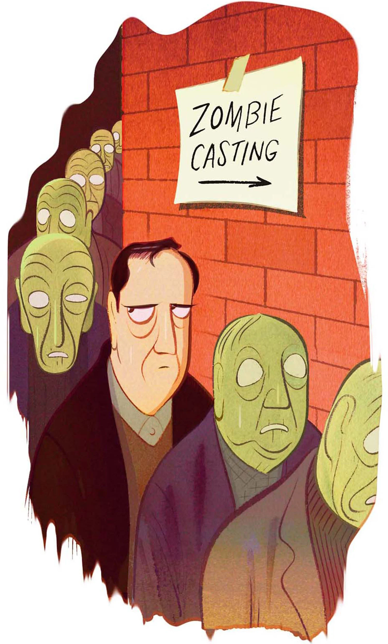 a writer auditions for zombie role • Smithsonian Magazine