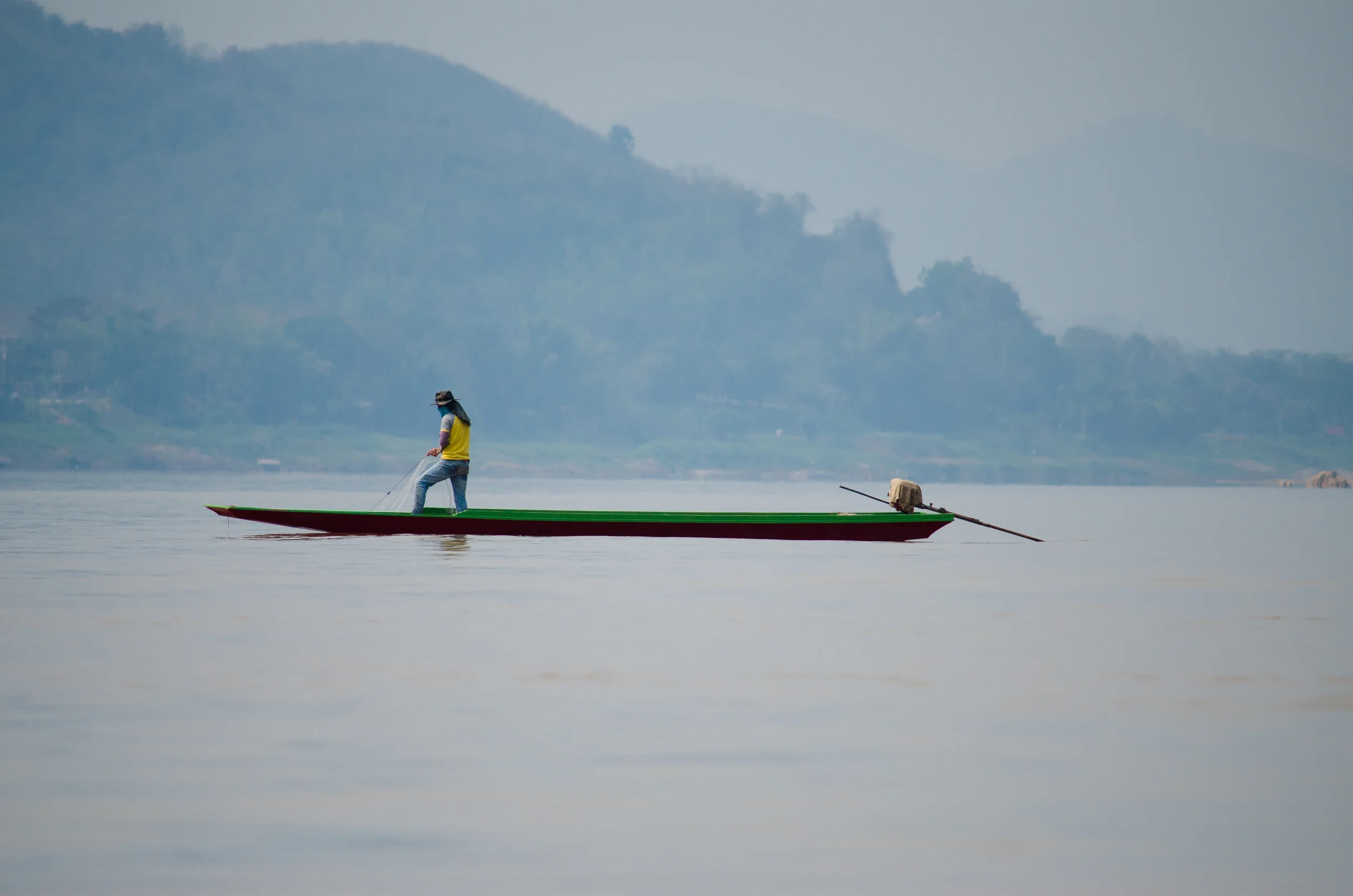 Fishing on the Mekong