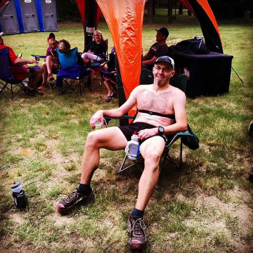 Right after I finished, I was so happy to sit down!
