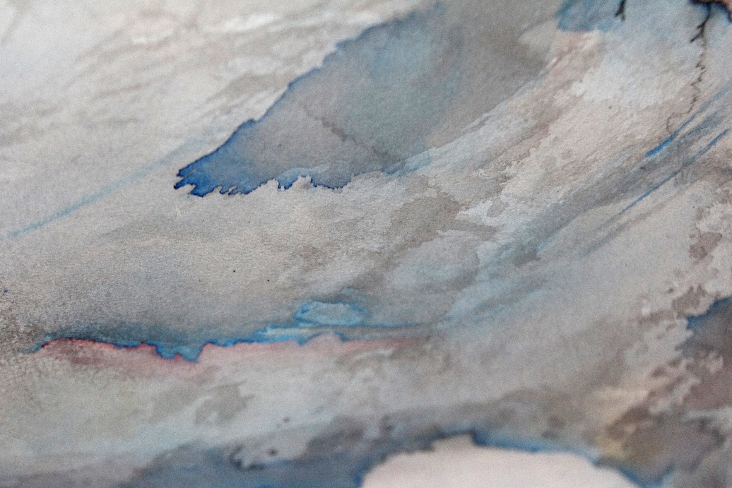 The form and content of MOON was inspired by the luminous paintings of Yun Shouping, a painter in 17th century Qing Dynasty China. See the panel to the far right for an example of Yun Shouping's unique style of watercolor painting, known as mogu hu