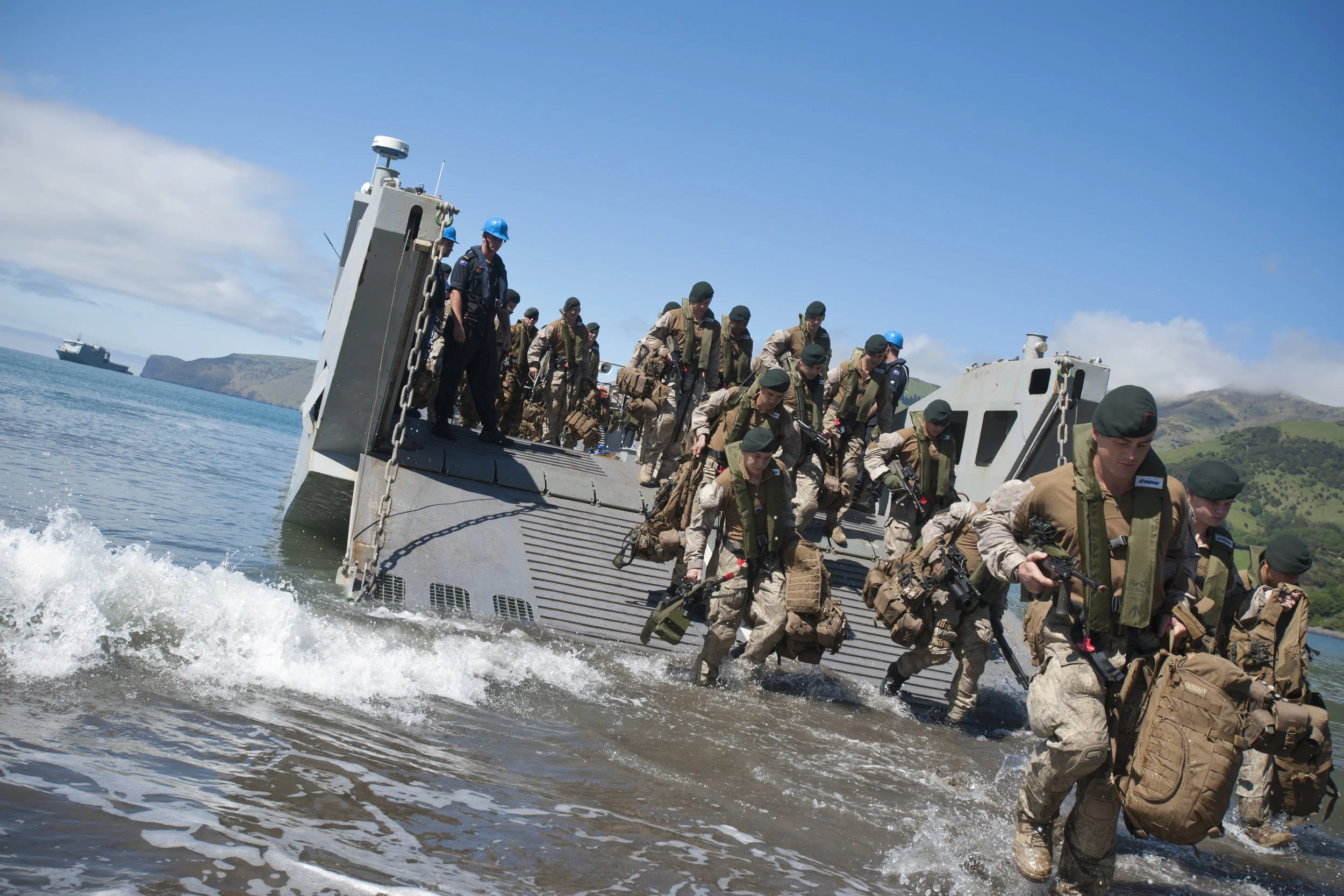 New Zealand Defence Force during training operations.