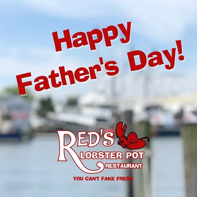 Happy Father&rsquo;s Day! Treat Dad to His Favorite Seafood and More at Red&rsquo;s! #pointpleasant #pointpleasantbeach #njshore #jerseyshore #lobster #lobsters #seafoodlovers