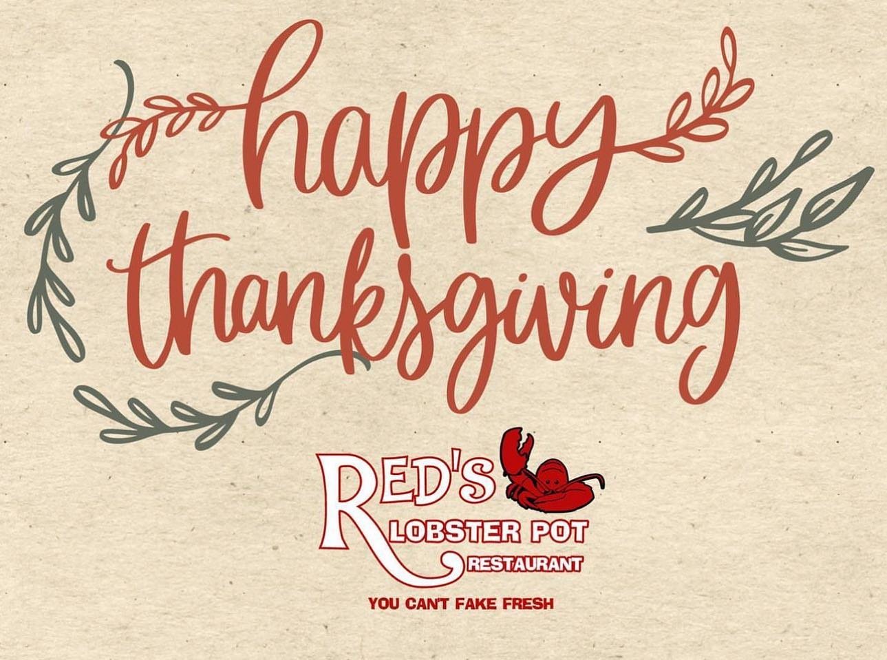 Happy Thanksgiving from The Red&rsquo;s Crew! ❤️🦃🦞