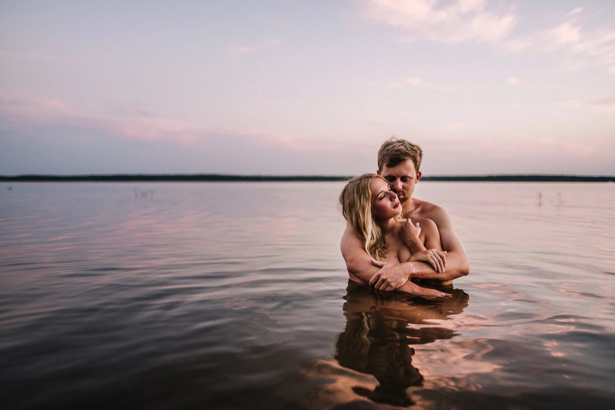 Brooke & Chase | A Romantic Lake Session | Memphis Tennessee Engagement Photographer