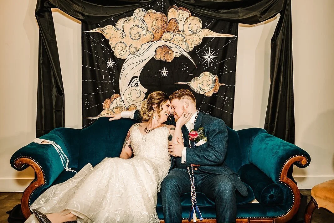 Finally sharing Rachel + Jason⁠'s big day. I'm still all starry-eyed from their details 🤩 I LOVE how they brought their style + personalities to this wedding. Congrats to these two newlyweds. I'll just be over here, reliving this day through all the