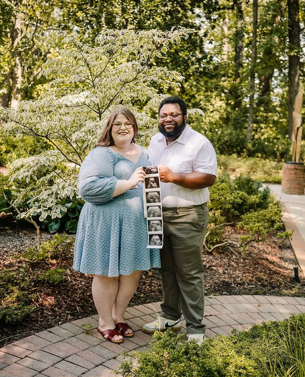 My heart absolutely CANNOT handle this one. 😭🖤⁠
⁠
Baby Houston is on the way this December, and getting to photograph Kate &amp; KJ again&hellip; I could cry. (Okay I did cry, but mind your business 😅)⁠
⁠
I photographed their wedding in 2022, and 