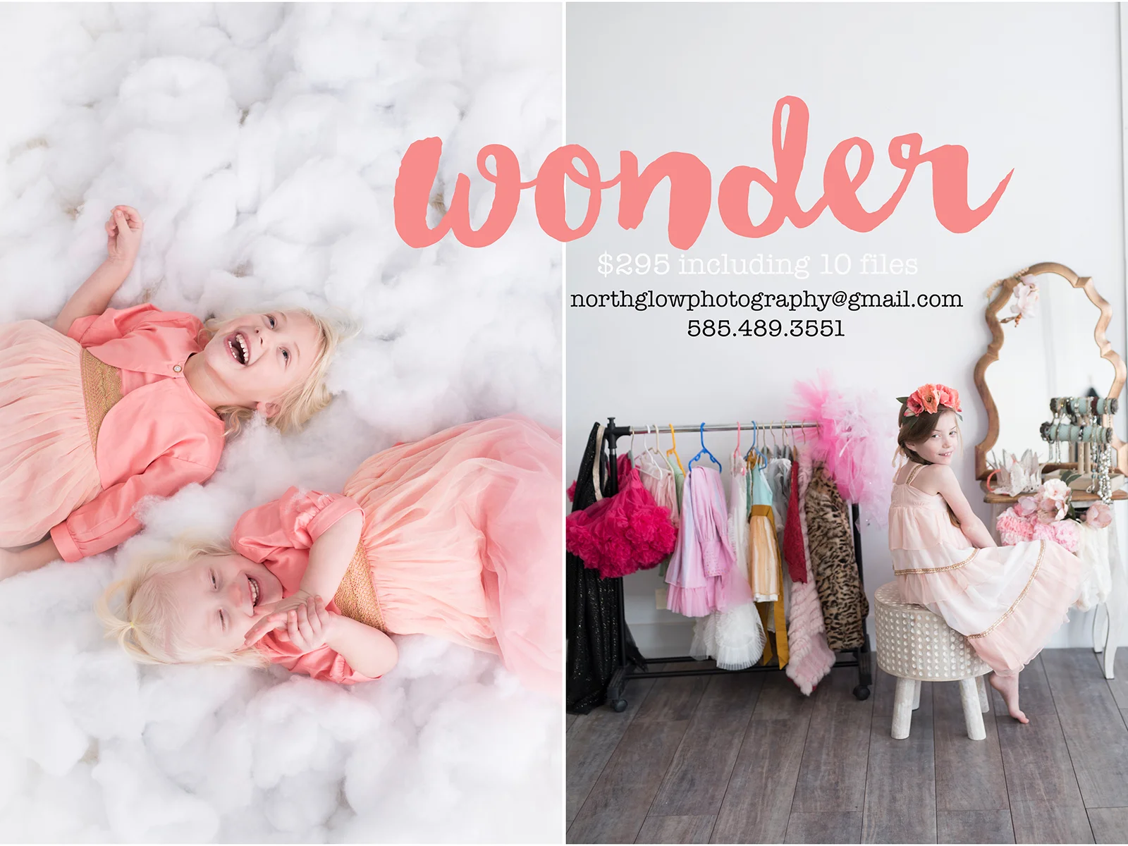 Email or call to book: northglowphotography@gmail.com 585.489.3551