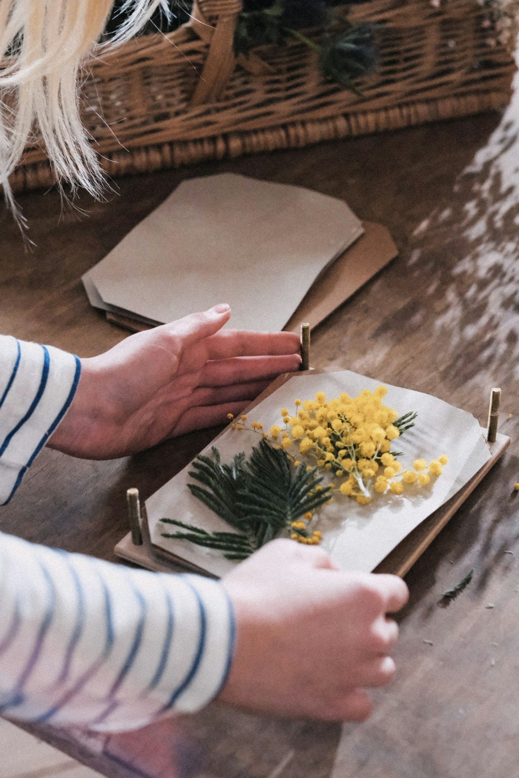 Plant Pressing Clay Workshop