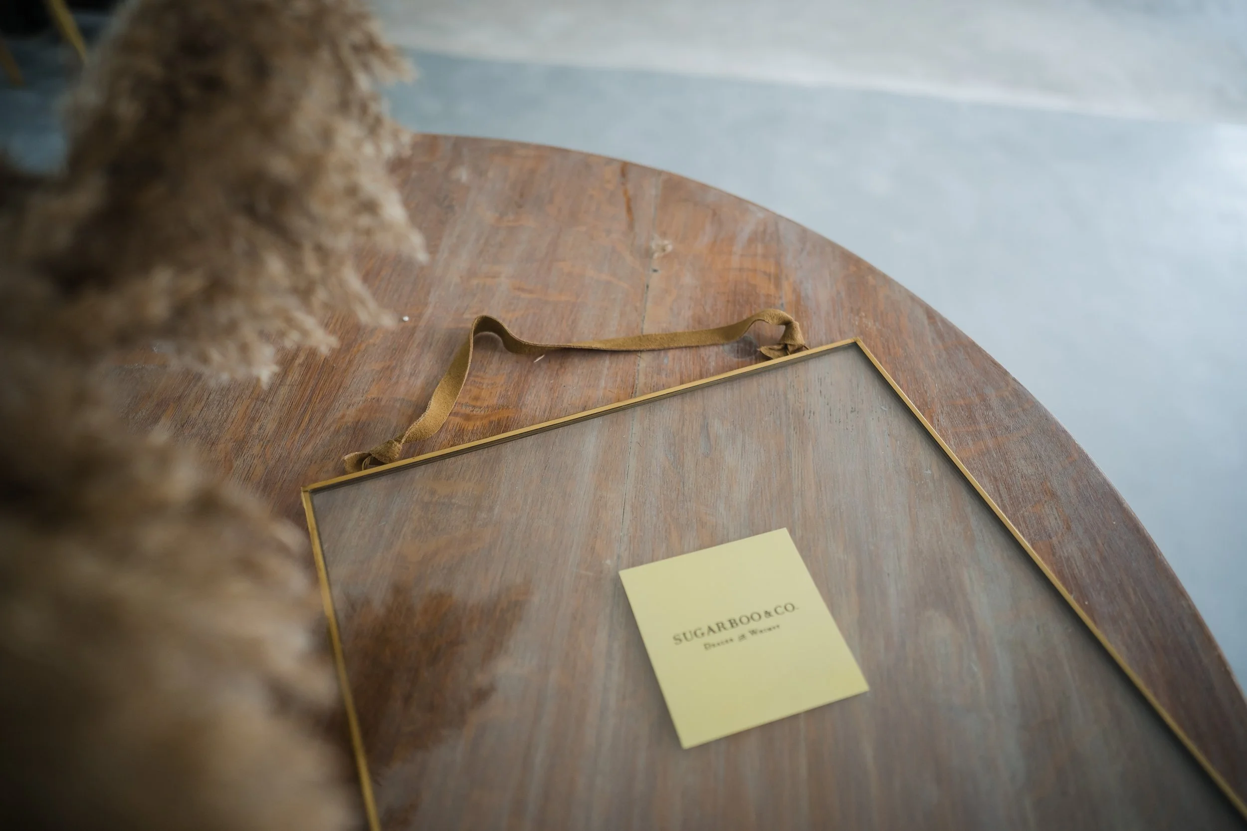 Square Brass Hanging Frame