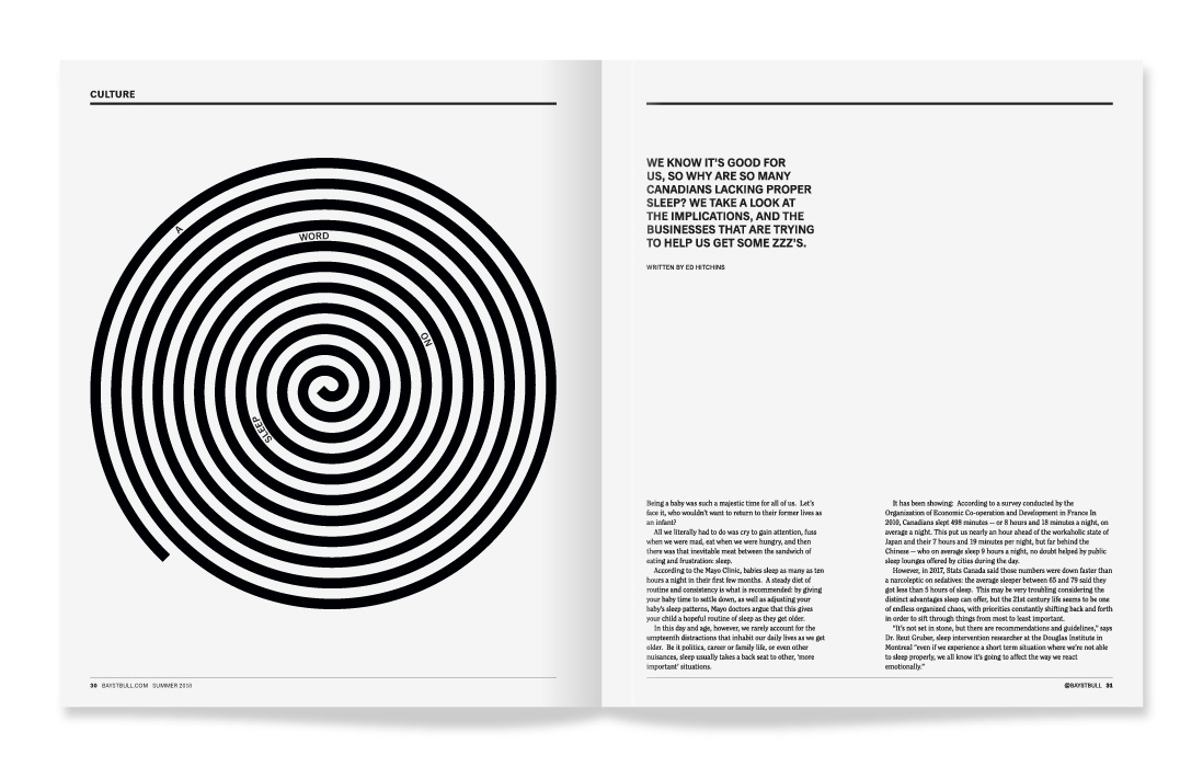Bay Street Bull Magazine / Editorial Design / Art Direction