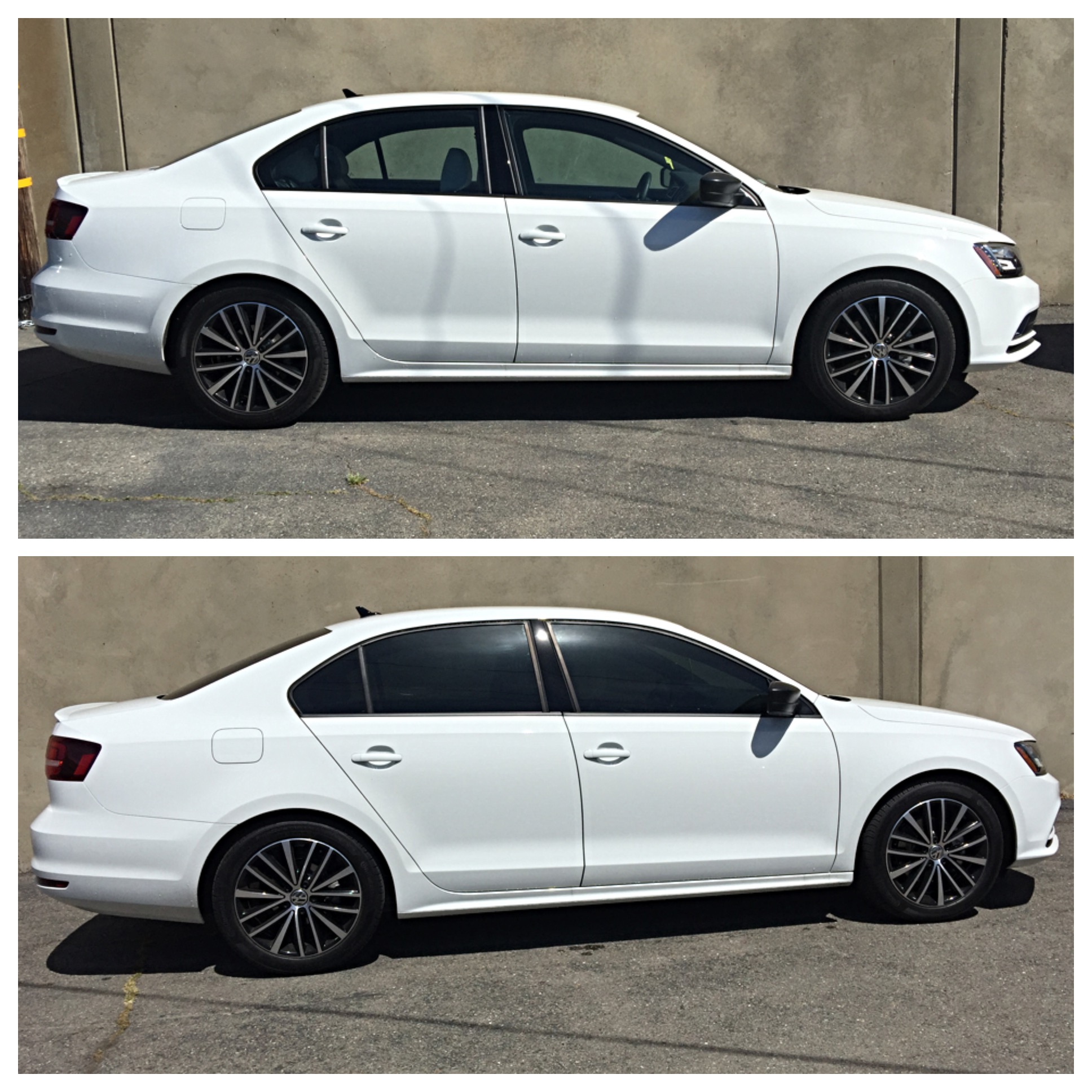 Fully Tinted Jetta 