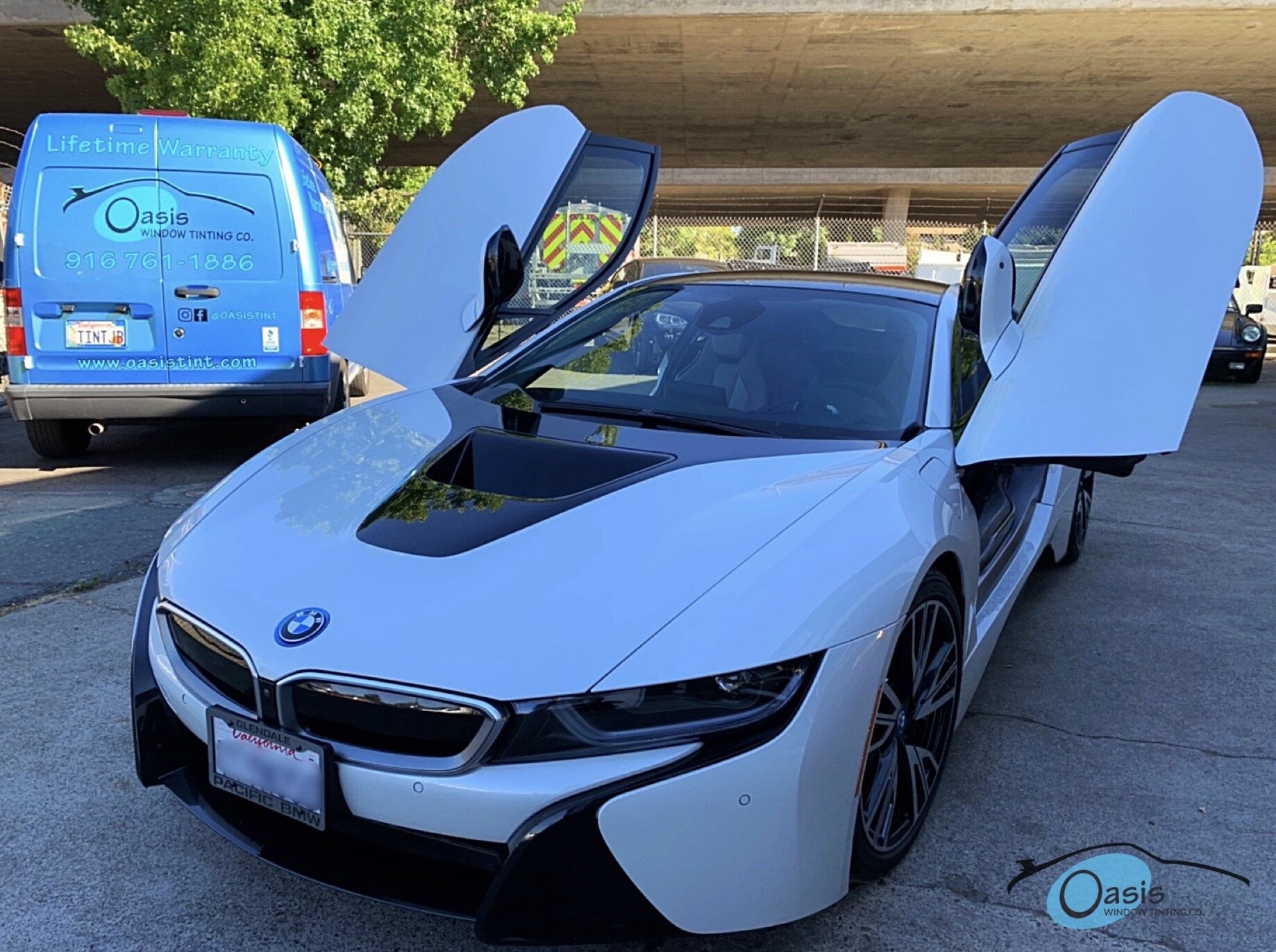 BMW i8 ceramic tint