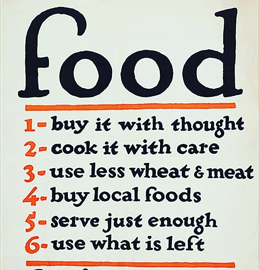 Created in 1914 by the United States  food administration 💡🌏💫
.
.
.
#slowfood #food #real #whole #remember #makeothappen #humboldt #plantbased #maker #local #sourced #create #nowastedfood #buylocal #shoplocal #sustainable #mindful #conect #foodasf