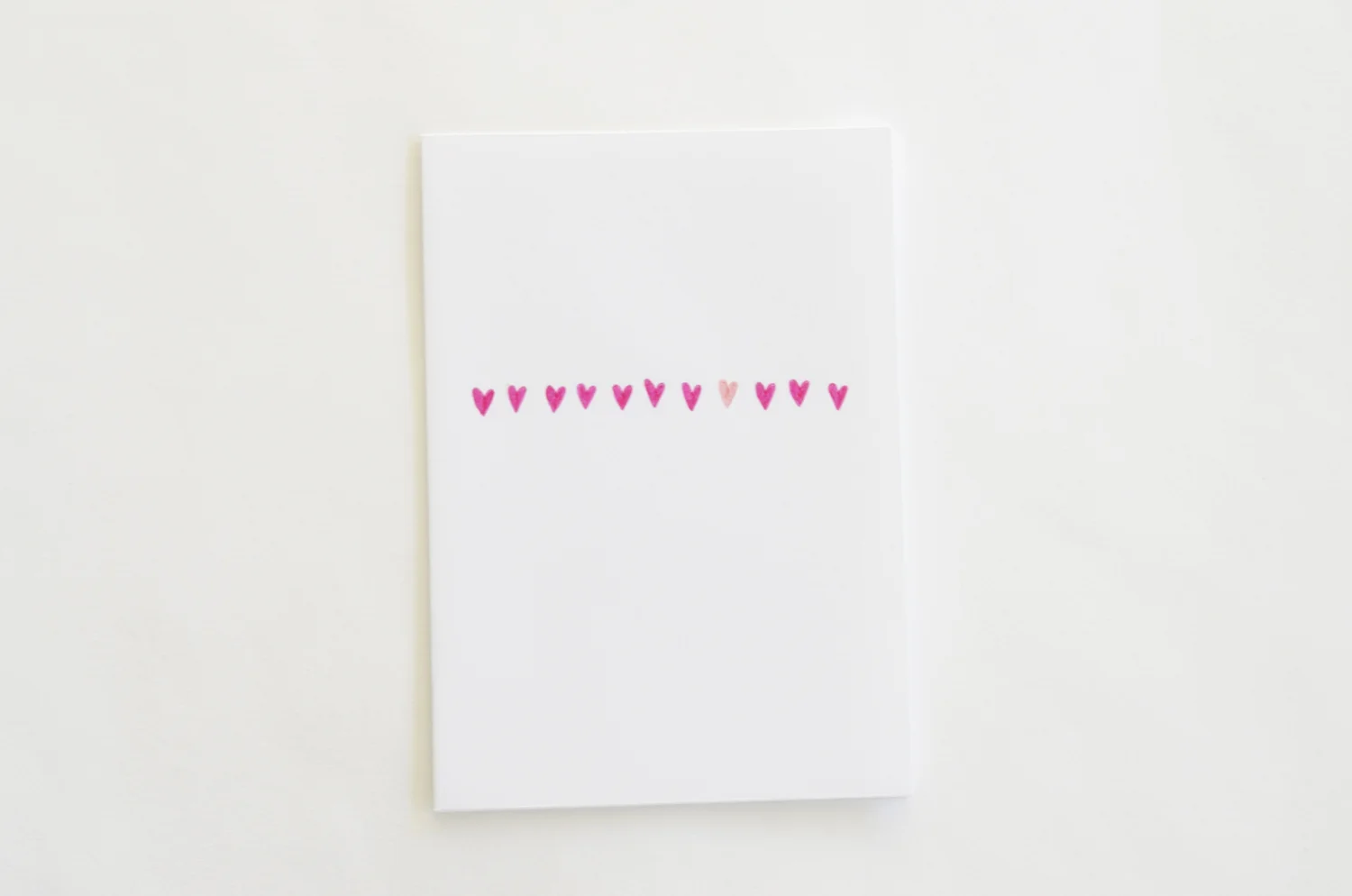 Dark Pink with One Light Pink