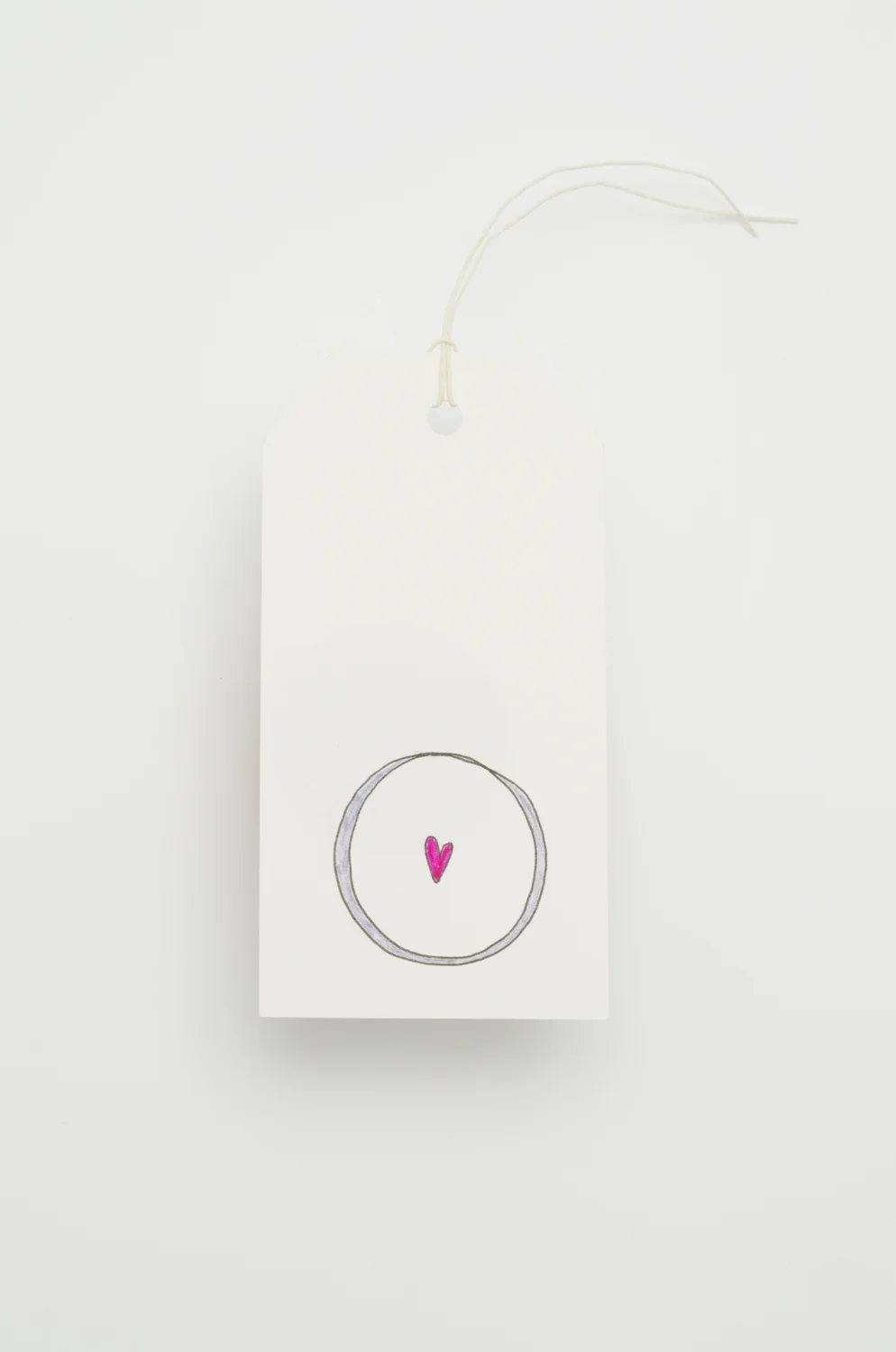 purple with pink heart