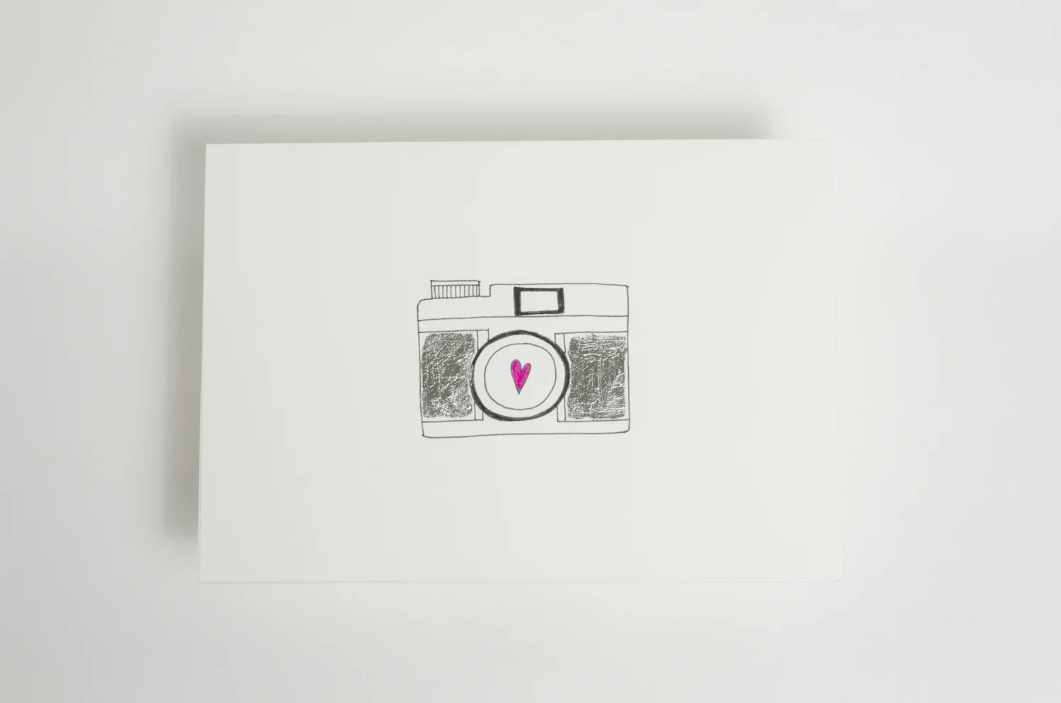 Silver With Pink Heart