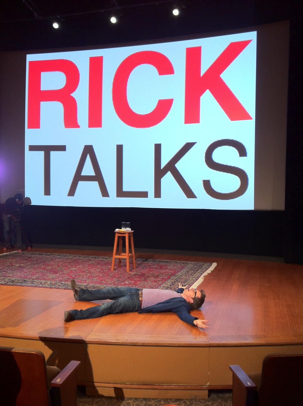 Rick's speeches will floor you! 