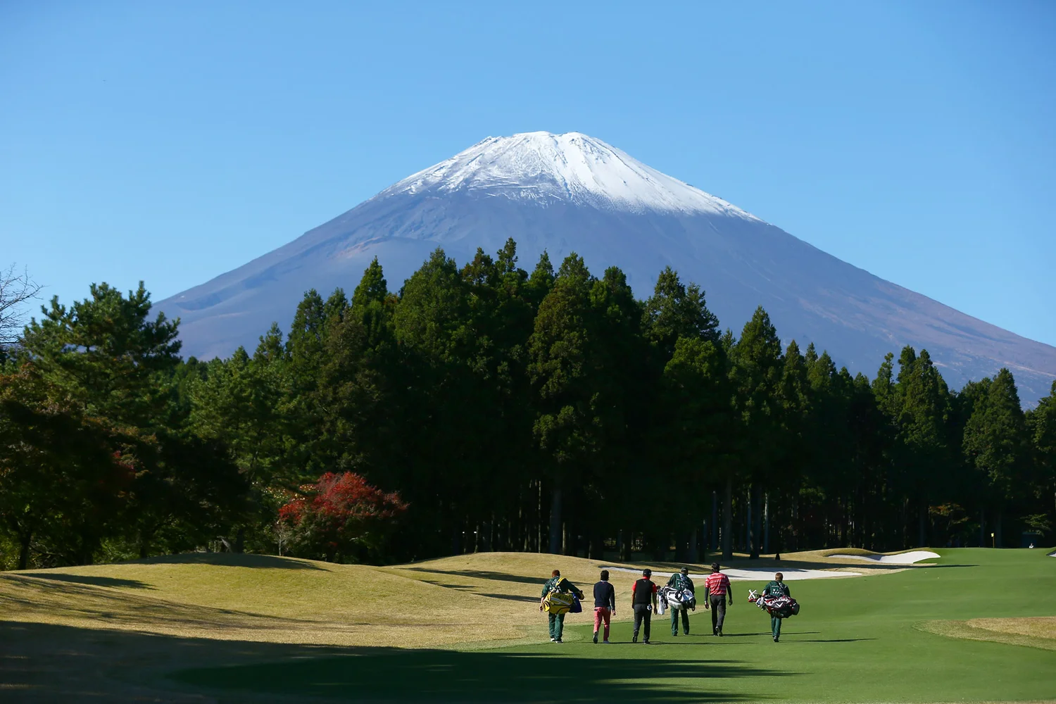 Taiheiyo Club Gotemba golf landscape with Mount Fuji