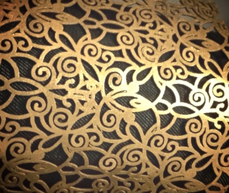Laser cut wristlet
