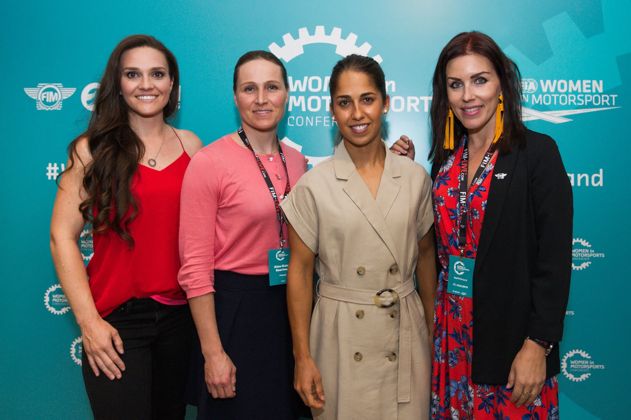 Shelina Moreda, Aino-Kaisa Saarinen, María Herrera & Nita Korhonen