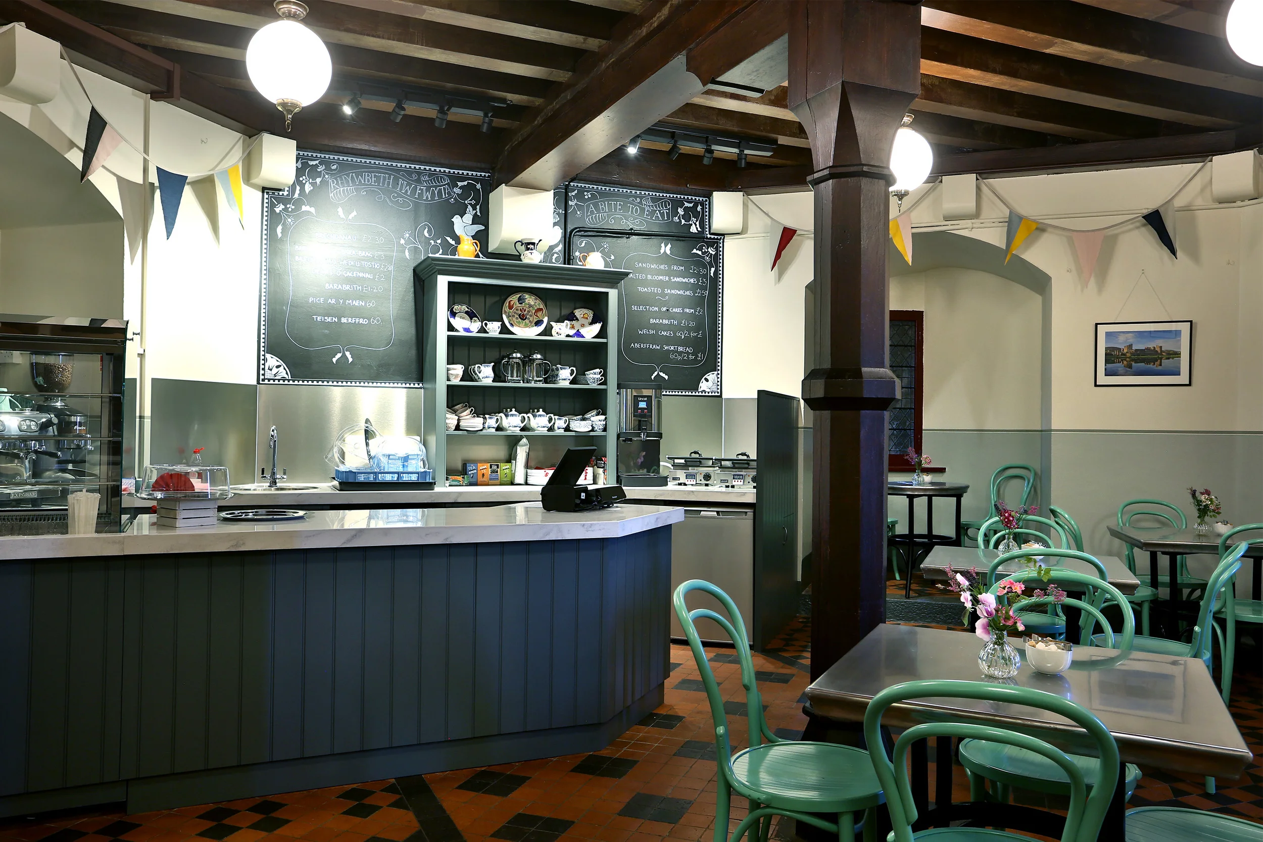 Tea room in Castell Coch
