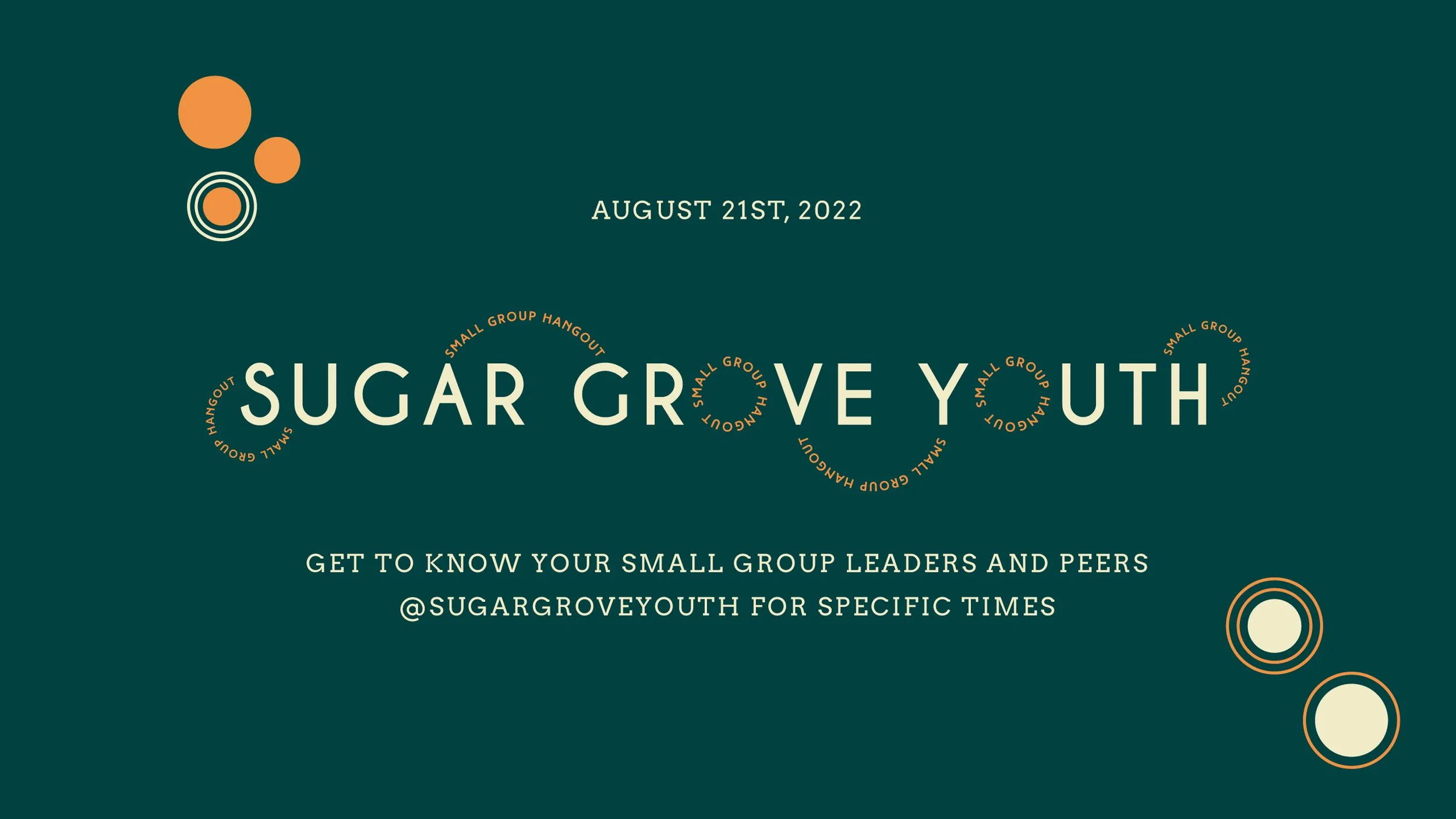 SGY BOYS Small Group Event